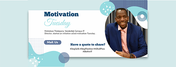 FB banner to link to the Motivational Quotes of NWU staff members