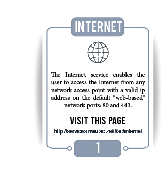 Assigned service Internet - visit this page - click 