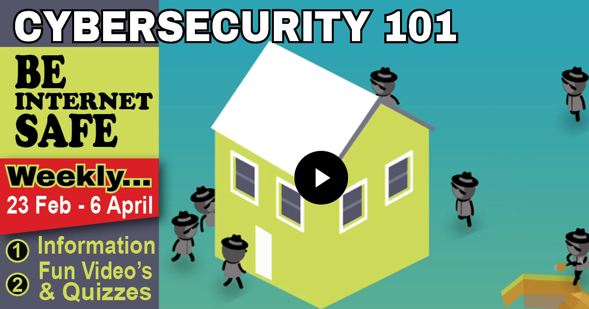 CyberSecurity 101 clicable video picture