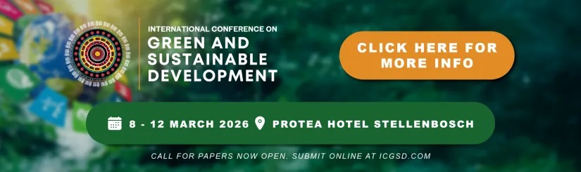 Call for Papers: International Conference on Green and Sustainable Development Call for Papers: International Conference on Green and Sustainable Development