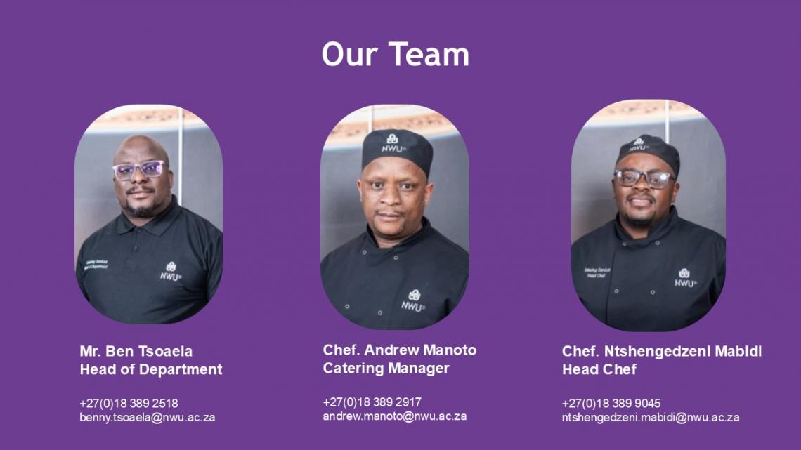 NWU Mahikeng Cafeteria Staff