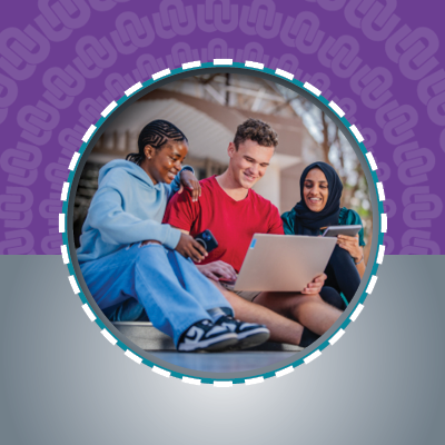 Postgrad students receiving academic support