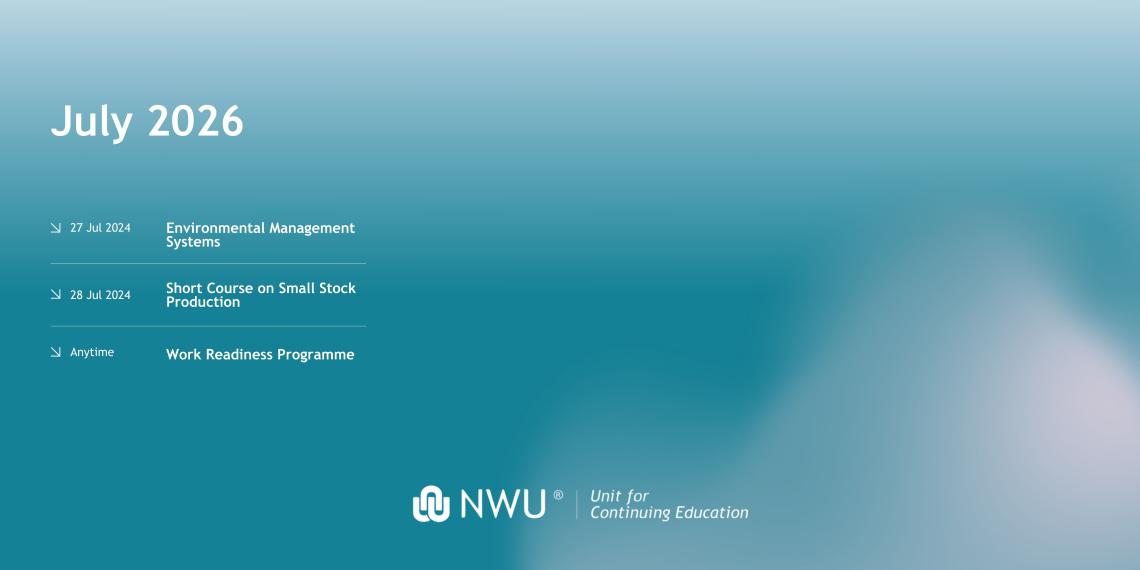 July Short Courses