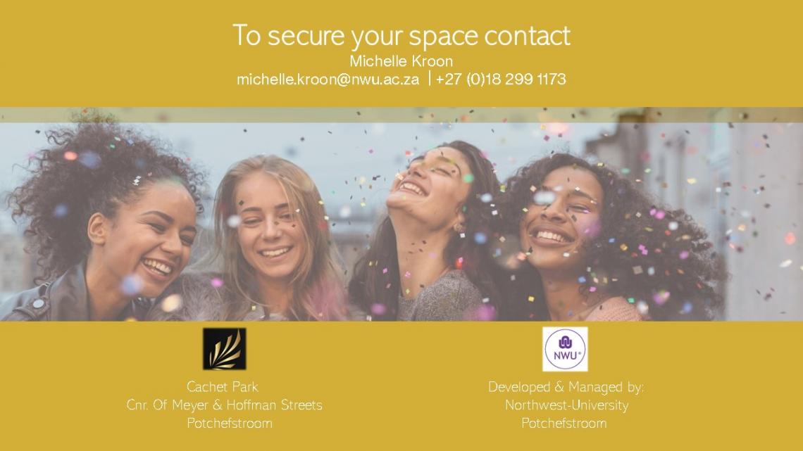 NWU Potchefstroom Cachet Park Lease Shops Available to Let Contact