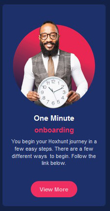 One Minute Onboarding