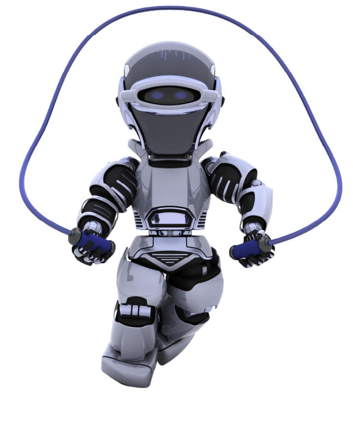 Picture of Robot with a skipping rope