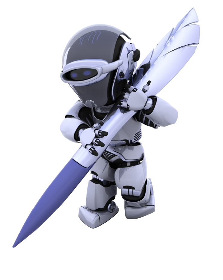 Picture of a Robot with a pen