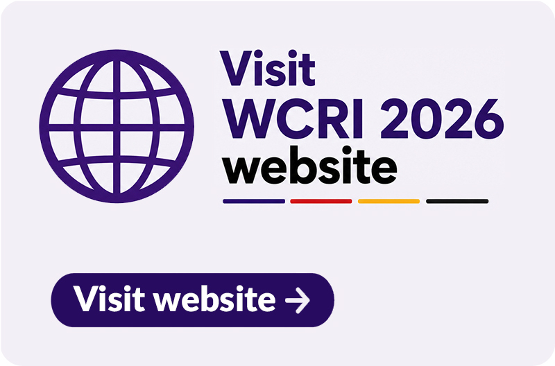 Visit WCRI 2026 website