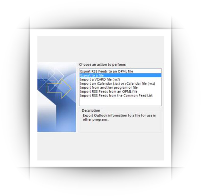 Export to a file