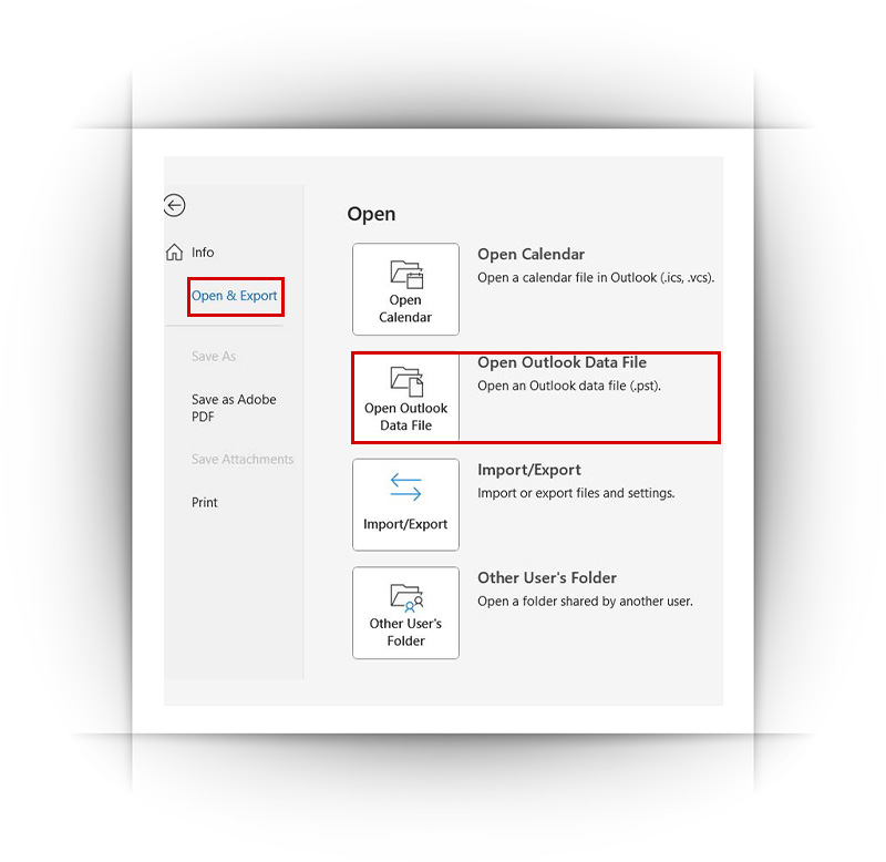 Open Data File