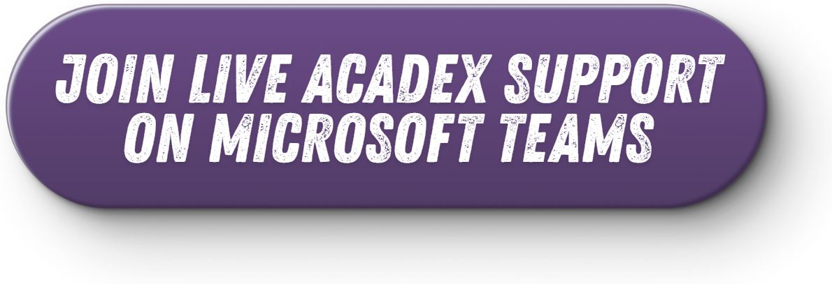 Join Acadex Training on Microsoft Teams