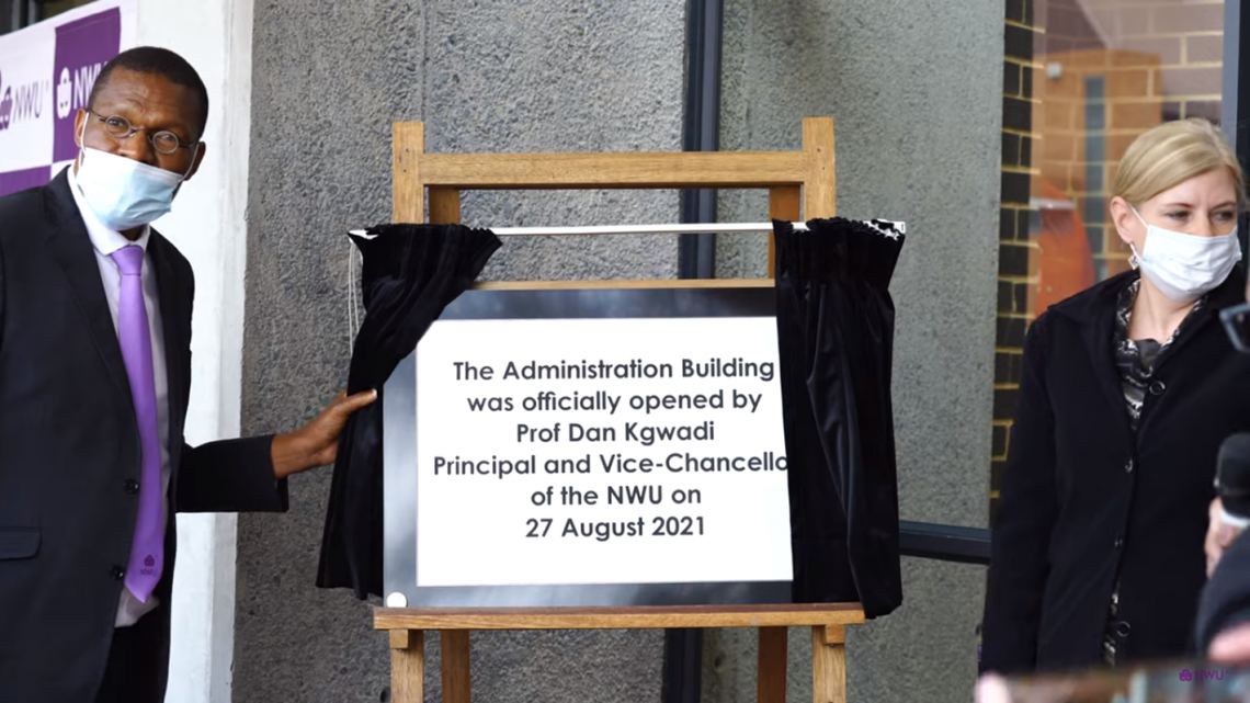 Official opening of Admin Building