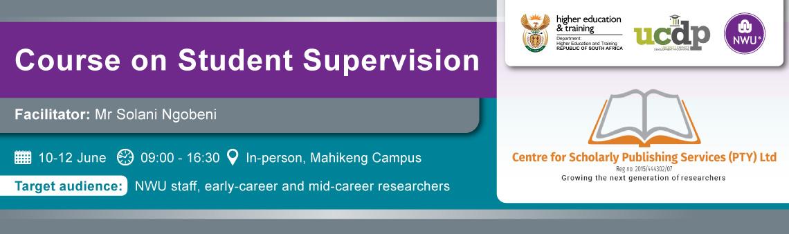 Course on Student Supervision